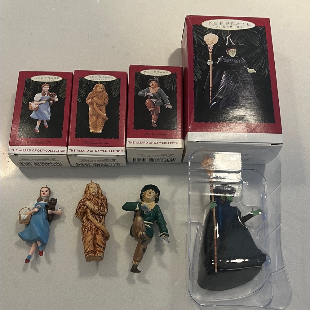 Hallmark Wizard of Oz Keepsake Figurines - Christmas Ornaments